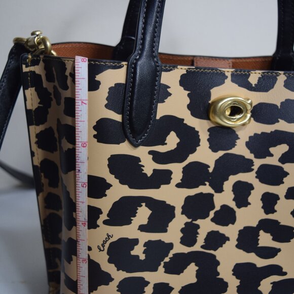 Coach Leopard Willow Tote 24 - Picture 11 of 12